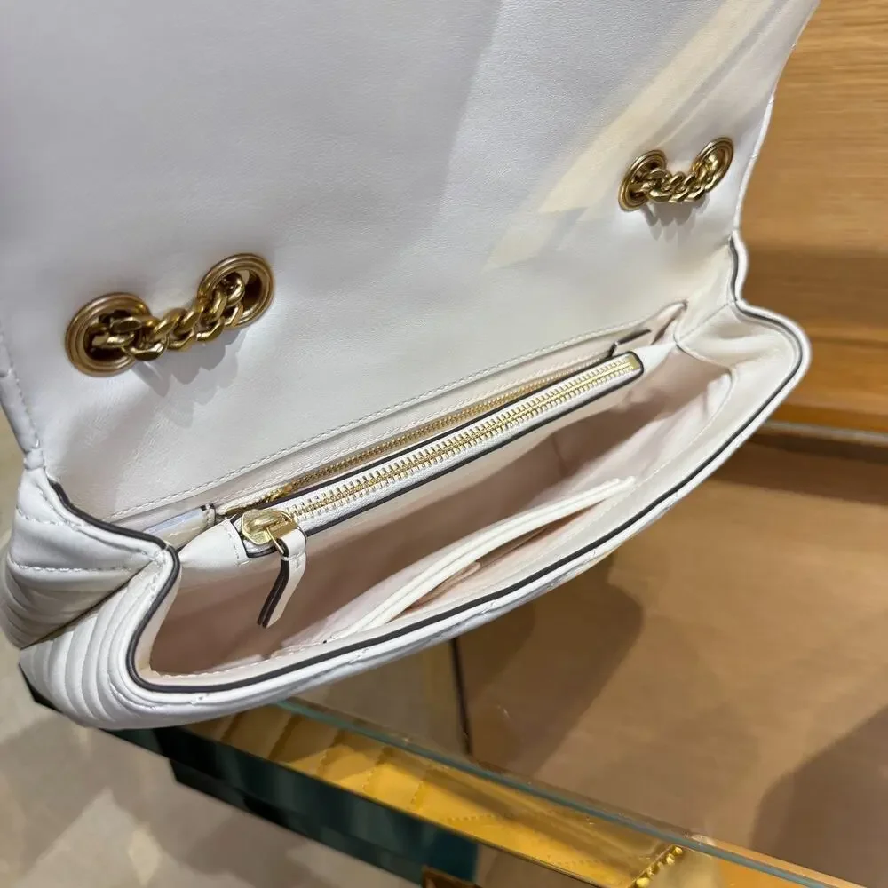 NEW‼️Tory Burch Willa Chevron Large Shoulder Bag 187337 $625